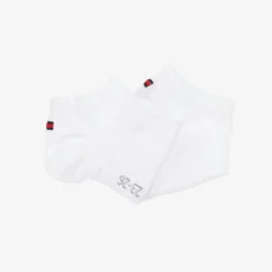 White Cotton Trainer Socks (2 Pack)