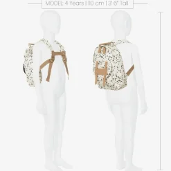 White Dalmatian Print Backpack (29cm)