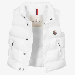 White Down Padded Gilet