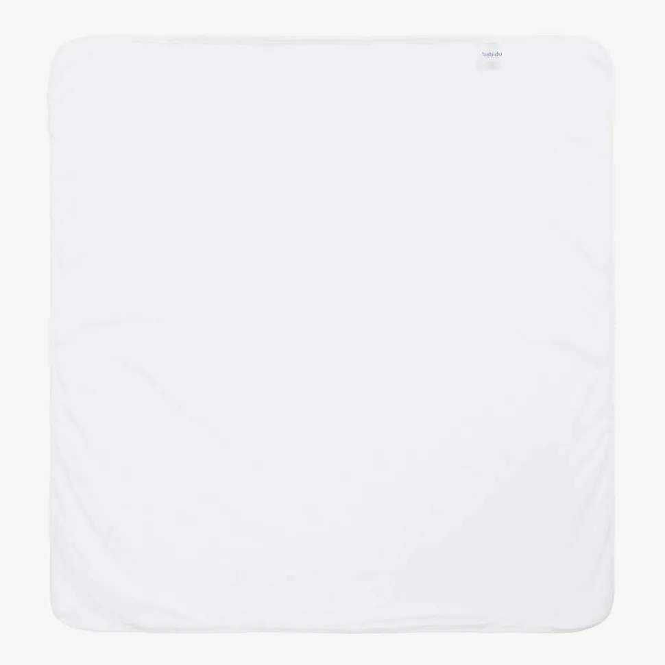 White Farm Print Baby Blanket (77cm)