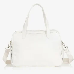White Faux Leather Changing Bag (40cm)