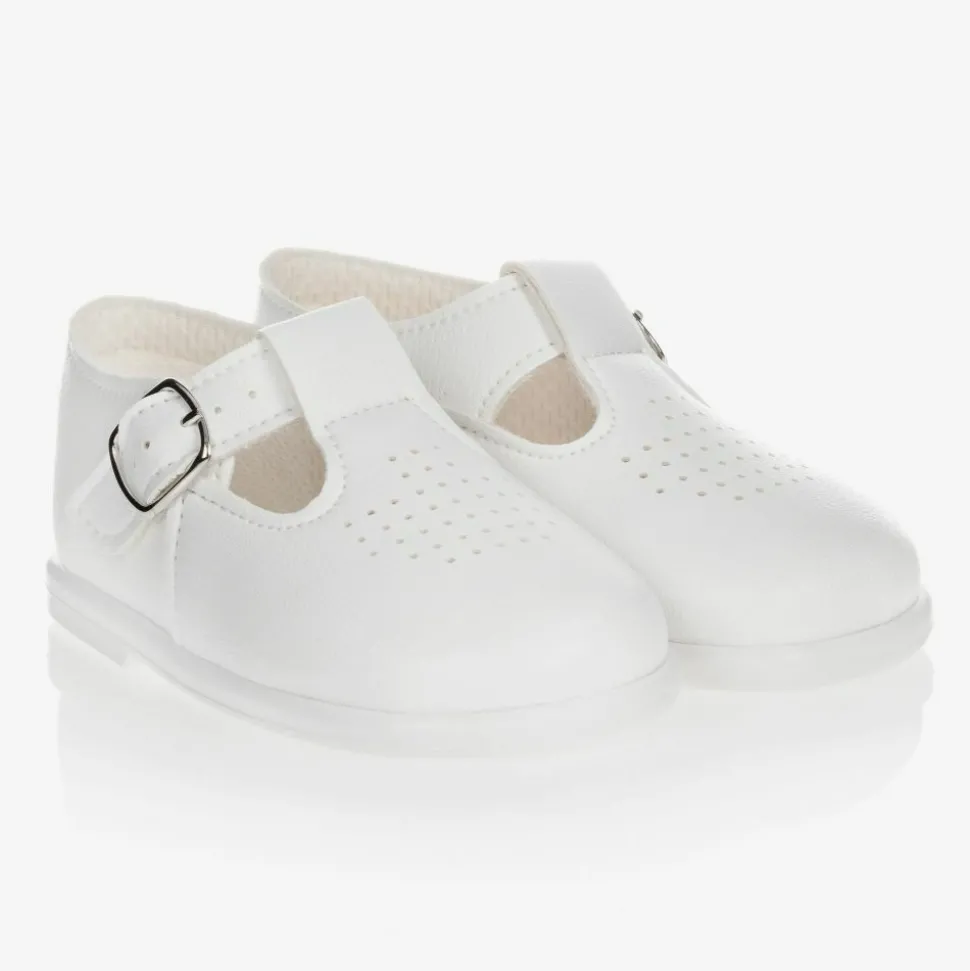 White First Walker Shoes