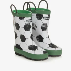White Football Rain Boots