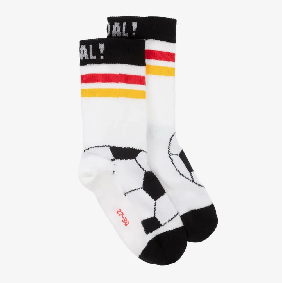 White Football Sports Socks