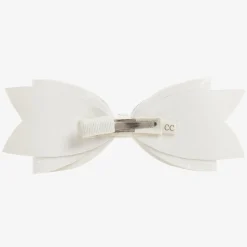 White Glitter Hairclip (14cm)