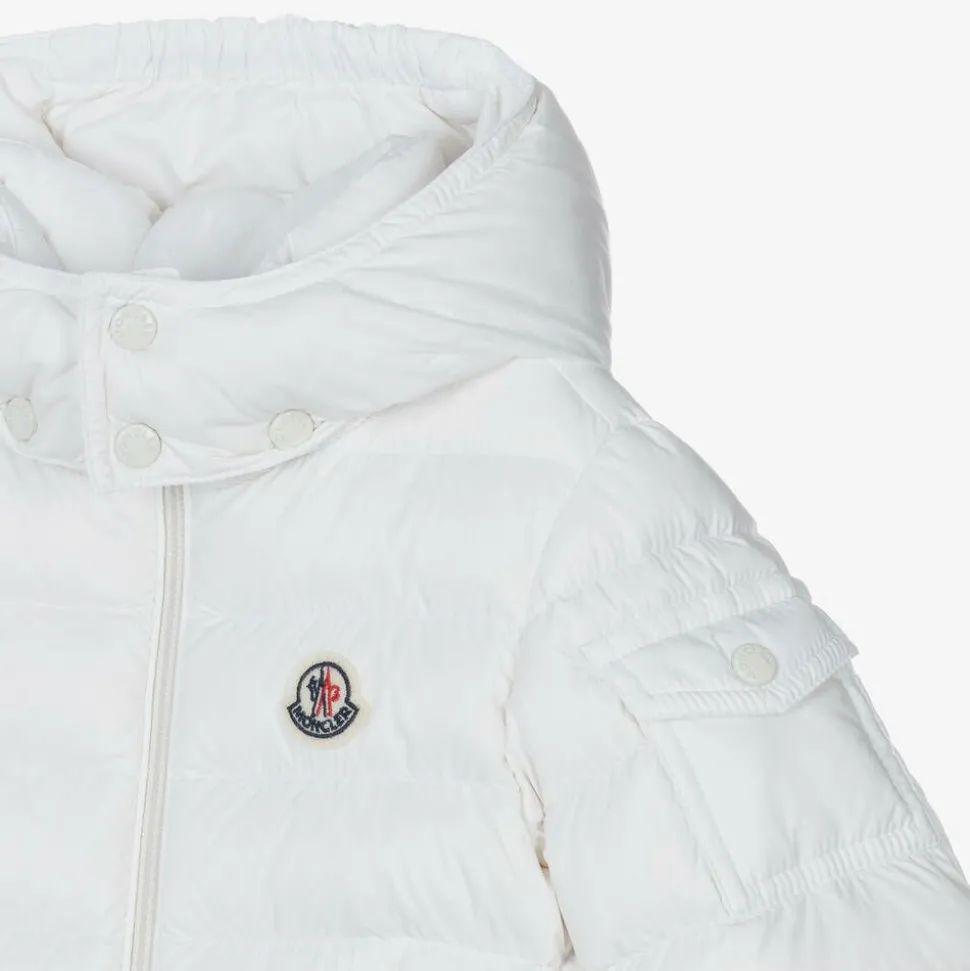 White Jules Down Puffer Jacket