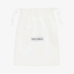 White Leather DG Pre-Walker Trainers