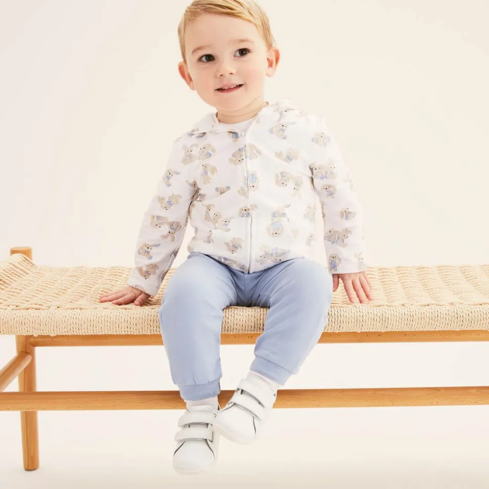 White Leather First-Walker Baby Trainers