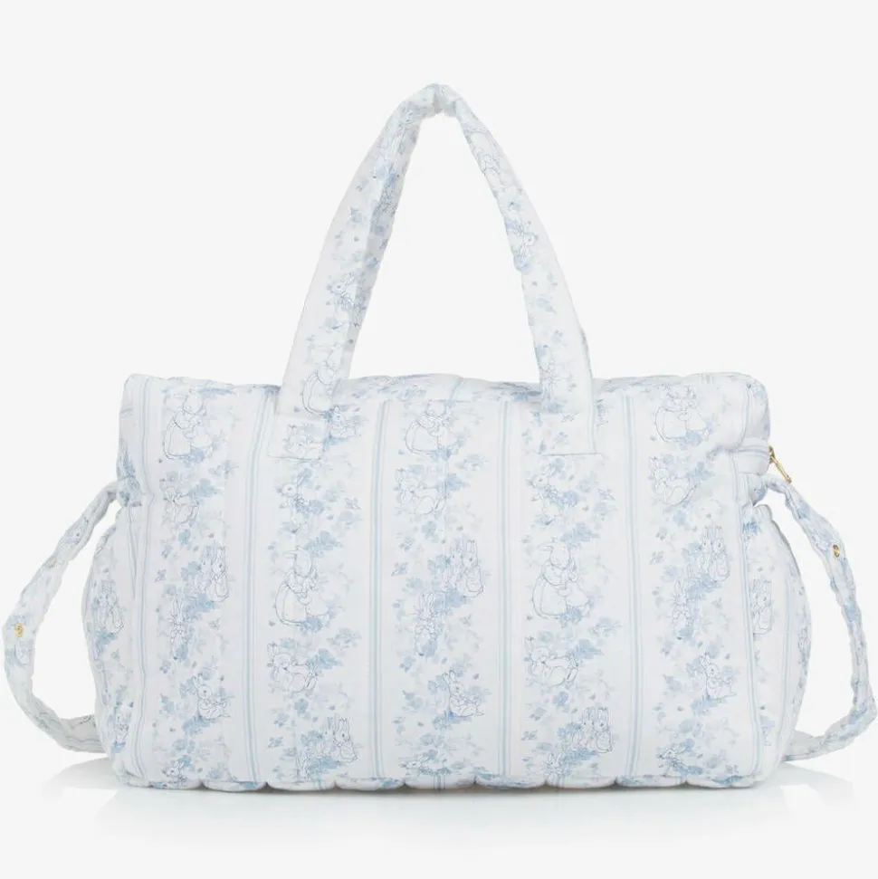 White Linen & Cotton Changing Bag (42cm)