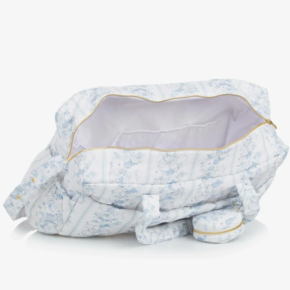 White Linen & Cotton Changing Bag (42cm)