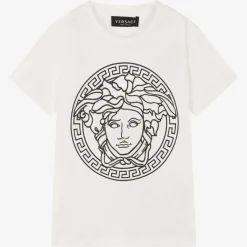 White Medusa Cotton T-Shirt