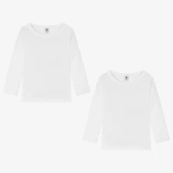 White Organic Cotton Vests (2 pack)