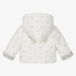 White Padded Cotton Mouse Baby Jacket