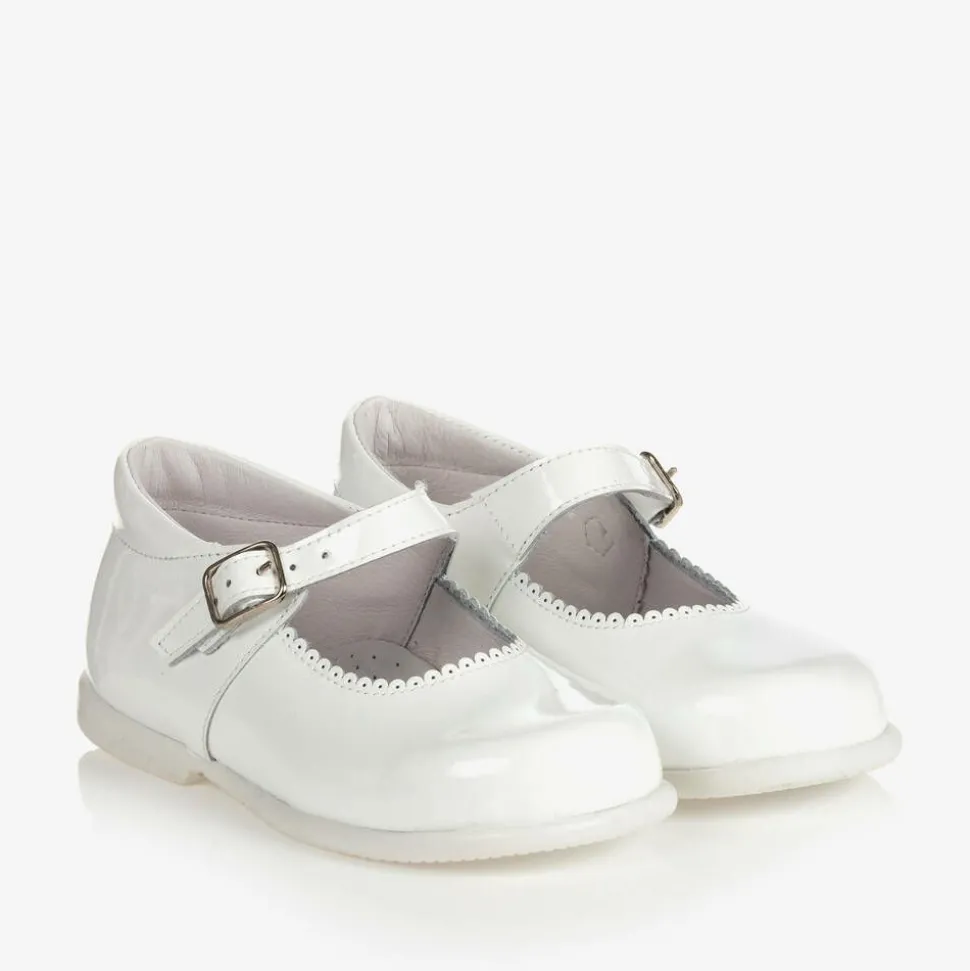 White Patent Leather Shoes