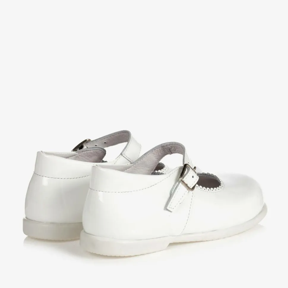 White Patent Leather Shoes