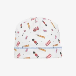 White Pima Cotton Baby Hat