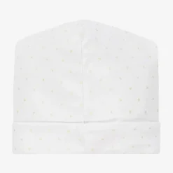 White Pima Cotton Baby Hat