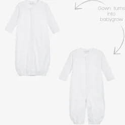 White Pima Cotton Converter Gown