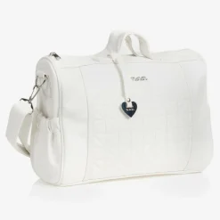 White Quilted Changing Bag (36cm)