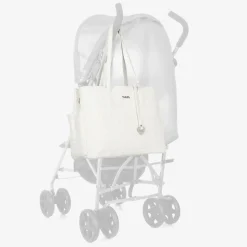 White Quilted Changing Bag (39cm)