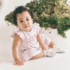 White Ruffle Baby Socks