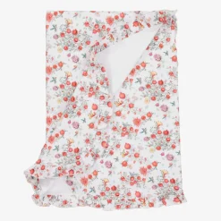 White Supima Cotton Pomegranate Blanket (84cm)