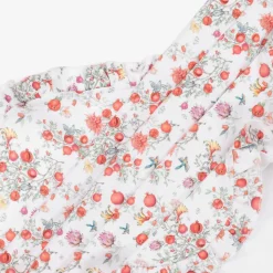 White Supima Cotton Pomegranate Blanket (84cm)