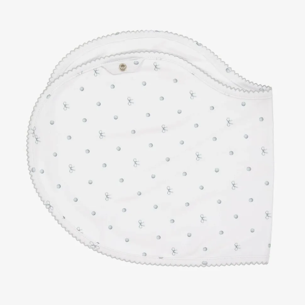 White Supima Cotton Silver Moon Muslin (60cm)