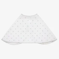White Supima Cotton Silver Moon Muslin (60cm)