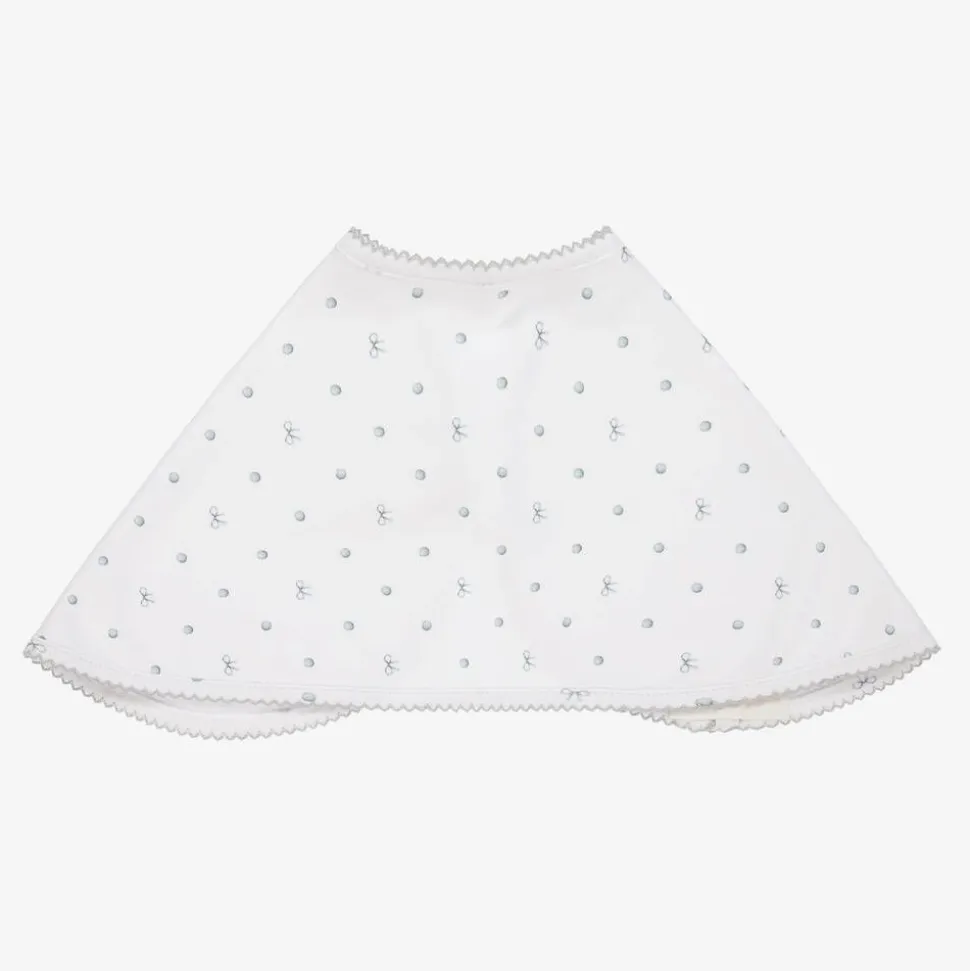 White Supima Cotton Silver Moon Muslin (60cm)