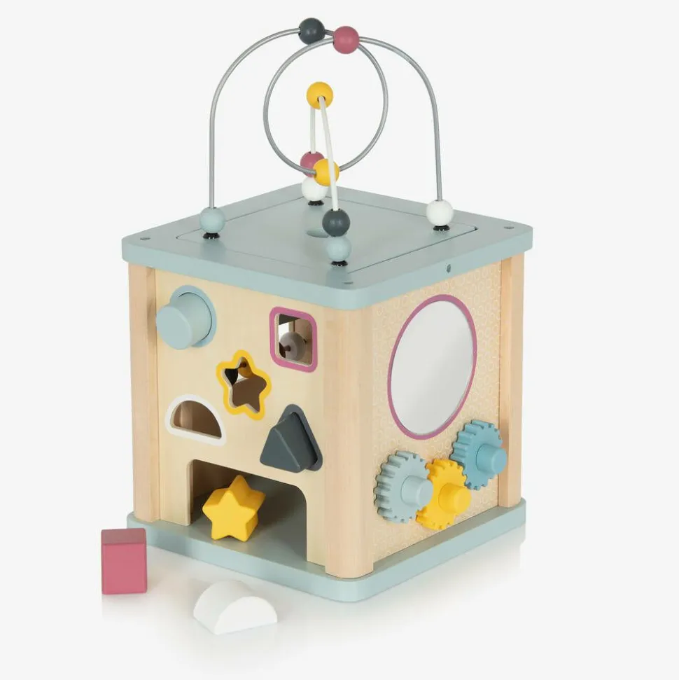 Wooden Activity Cube (23cm)