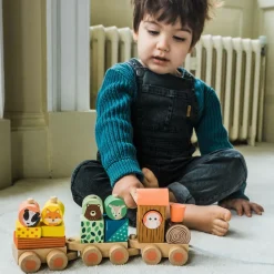 Woodland Animal Puzzle Train Toy (26cm)