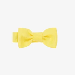 Yellow Bow Hair Clip (5cm)