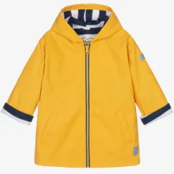 Yellow Hooded Raincoat