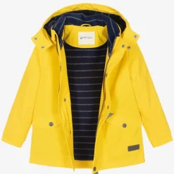 Yellow Hooded Waterproof Raincoat