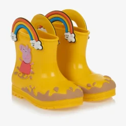 Yellow Peppa Pig Rain Boots