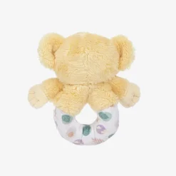 Yellow Plush Simba Ring Rattle Toy (11cm)
