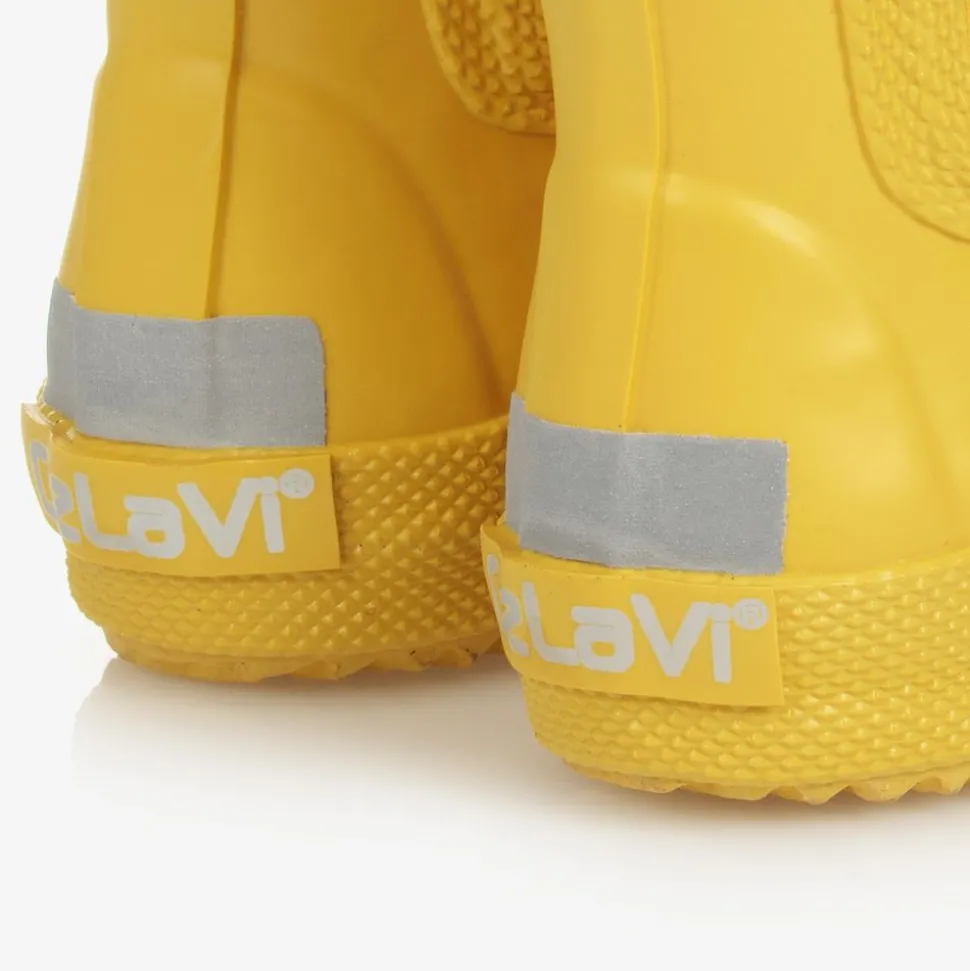 Yellow Short Rain Boots