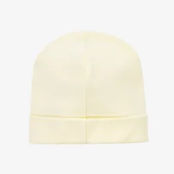 Yellow Striped Pima Cotton Bee Hive Baby Hat