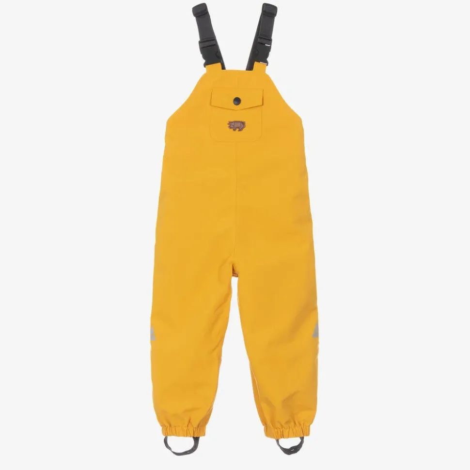 Yellow Waterproof Dungarees