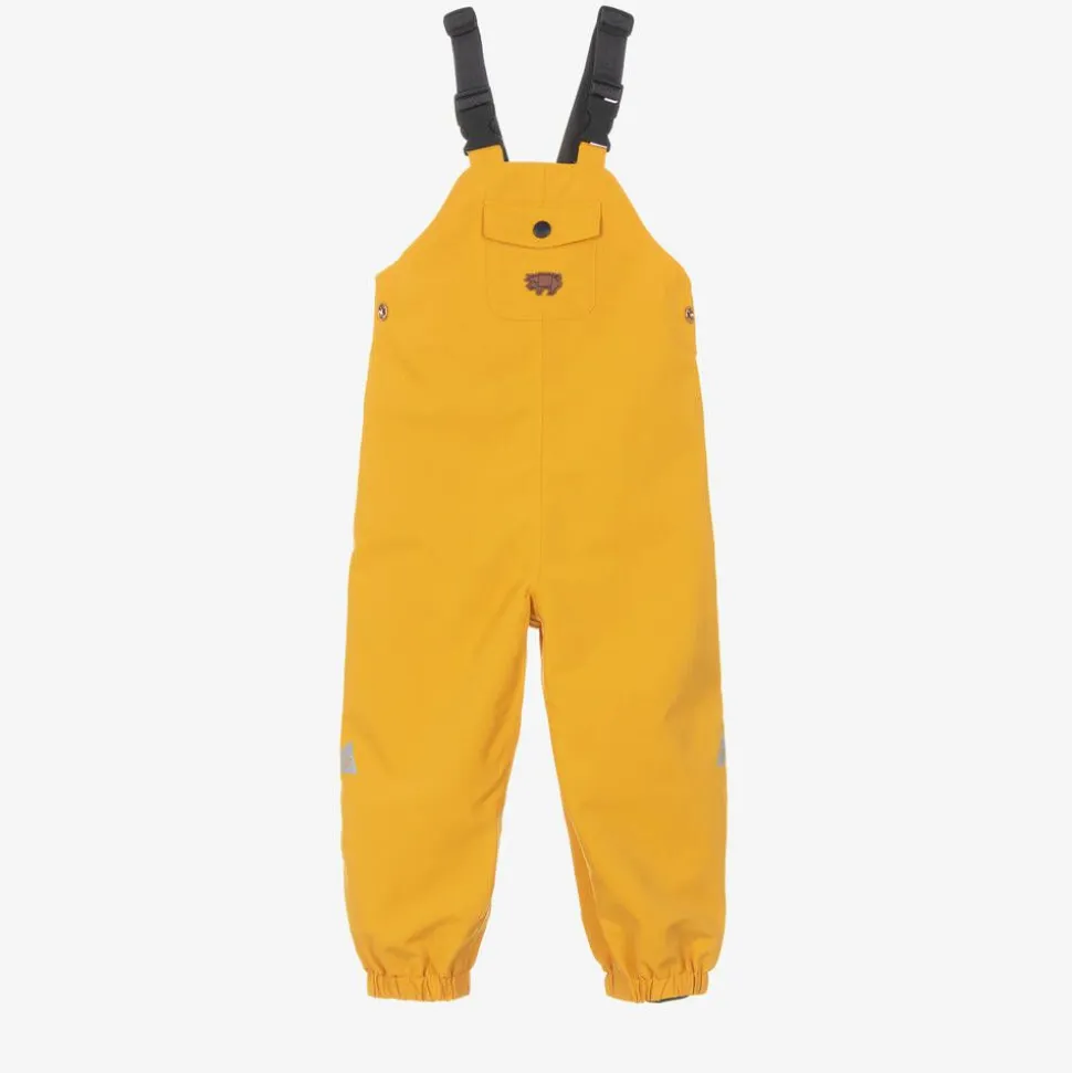 Yellow Waterproof Dungarees
